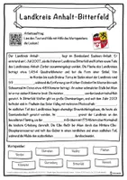 Vorschau - Unterrichtsreihen - Landkreis Anhalt-Bitterfeld Lückentext mit Wortspeicher Hörverstehen und Suchsel - Seite 1