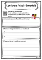 Vorschau - Unterrichtsreihen - Landkreis Anhalt-Bitterfeld Lückentext mit Wortspeicher Hörverstehen und Suchsel - Seite 3