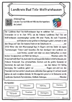 Vorschau - Unterrichtsreihen - Landkreis Bad Tölz-Wolfratshausen Lückentext mit Wortspeicher Hörverstehen und Suchsel - Seite 1