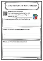 Vorschau - Unterrichtsreihen - Landkreis Bad Tölz-Wolfratshausen Lückentext mit Wortspeicher Hörverstehen und Suchsel - Seite 3