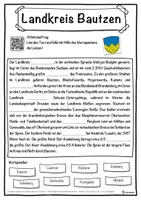 Vorschau - Unterrichtsreihen - Landkreis Bautzen Lückentext mit Wortspeicher Hörverstehen und Suchsel - Seite 1