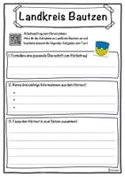 Vorschau - Unterrichtsreihen - Landkreis Bautzen Lückentext mit Wortspeicher Hörverstehen und Suchsel - Seite 3