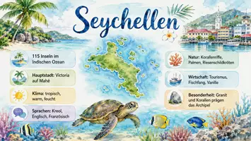 Vorschau - Arbeitsblätter - Arbeitsblätter "Seychellen" + Lösung & MP3 + Infografik - Seite 3