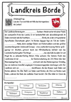 Vorschau - Unterrichtsreihen - Landkreis Börde Lückentext mit Wortspeicher Hörverstehen und Suchsel - Seite 1