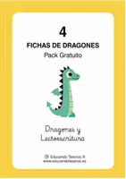 Vista previa - Juegos / Gamificación - Fichas de Dragones Imprimibles (Gratis) - Portada