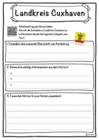 Vorschau - Unterrichtsreihen - Landkreis Cuxhaven Lückentext mit Wortspeicher Hörverstehen und Suchsel - Seite 3