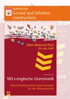 Vorschau - Arbeitsblätter - Englische Grammatik_Gerund and infinitive constructions - Deckblatt