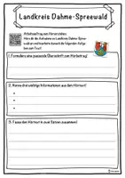 Vorschau - Unterrichtsreihen - Landkreis Dahme-Spreewald Lückentext mit Wortspeicher Hörverstehen und Suchsel - Seite 3