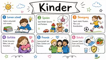 Vorschau - Arbeitsblätter - Arbeitsblätter zum Thema "Kinder" (Lückentext, Hörverstehen) + Lösung & MP3 + Infografik - Seite 3