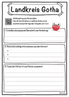Vorschau - Unterrichtsreihen - Landkreis Gotha Lückentext mit Wortspeicher Hörverstehen und Suchsel - Seite 3