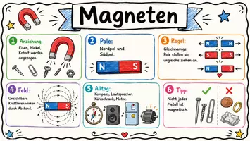 Vorschau - Arbeitsblätter - Arbeitsblatt "Magnet" + Onlineübung & MP3 + Mindmap + Infografiken - Seite 3