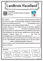 Vorschau - Unterrichtsreihen - Landkreis Havelland Lückentext mit Wortspeicher Hörverstehen und Suchsel - Seite 1