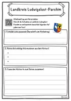Vorschau - Unterrichtsreihen - Landkreis Ludwigslust-Parchim Lückentext mit Wortspeicher Hörverstehen und Suchsel - Seite 3