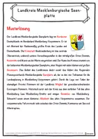 Vorschau - Unterrichtsreihen - Landkreis Mecklenburgische Seenplatte Lückentext mit Wortspeicher Hörverstehen und Suchsel - Seite 2