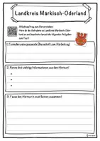 Vorschau - Unterrichtsreihen - Landkreis Märkisch-Oderland Lückentext mit Wortspeicher Hörverstehen und Suchsel - Seite 3
