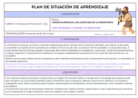Vista previa - Unidades / Secuencias / Situaciones de Aprendizaje - SITUACIÓN DE APRENDIZAJE: UNA AVENTURA EN LA PREHISTORIA/ LEARNING SITUATION- A JOURNEY TO PREHISTORY - página 3