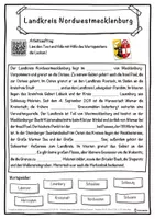 Vorschau - Unterrichtsreihen - Landkreis Nordwestmecklenburg Lückentext mit Wortspeicher Hörverstehen und Suchsel - Seite 1
