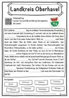 Vorschau - Unterrichtsreihen - Landkreis Oberhavel Lückentext mit Wortspeicher Hörverstehen und Suchsel - Seite 1