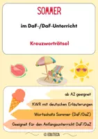 Vorschau - Arbeitsblätter - Wachsendes Materialpaket: Urlaub und Ferien (DaF/DaZ) - Seite 1