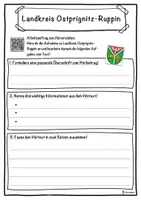 Vorschau - Unterrichtsreihen - Landkreis Ostprignitz-Ruppin Lückentext mit Wortspeicher Hörverstehen und Suchsel - Seite 3