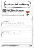 Vorschau - Unterrichtsreihen - Landkreis Teltow-Fläming Lückentext mit Wortspeicher Hörverstehen und Suchsel - Seite 3