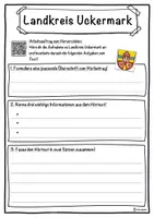 Vorschau - Unterrichtsreihen - Landkreis Uckermark Lückentext mit Wortspeicher Hörverstehen und Suchsel - Seite 3