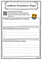 Vorschau - Unterrichtsreihen - Landkreis Vorpommern-Rügen Lückentext mit Wortspeicher Hörverstehen und Suchsel - Seite 3