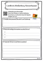 Vorschau - Unterrichtsreihen - Landkreis Weißenburg-Gunzenhausen Lückentext mit Wortspeicher Hörverstehen und Suchsel - Seite 3