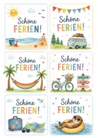 Vorschau - Bildkarten - Schöne Ferien Kärtchen I Sommerferienkärtchen I Ferienwünsche zum Schuljahresende - Seite 3