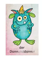 Vorschau - Präsentationen/Tafelbilder - Dannunddanner: Tafelmaterial, Geschichte und Arbeitsblatt - Seite 1