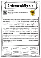 Vorschau - Unterrichtsreihen - Odenwaldkreis Lückentext mit Wortspeicher Hörverstehen und Suchsel - Seite 1