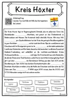 Vorschau - Unterrichtsreihen - Kreis Höxter Lückentext mit Wortspeicher Hörverstehen und Suchsel - Seite 1