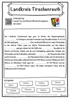 Vorschau - Unterrichtsreihen - Landkreis Tirschenreuth Lückentext mit Wortspeicher Hörverstehen und Suchsel - Seite 1