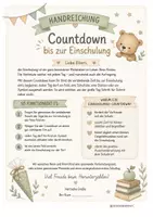 Vorschau - Arbeitsblätter - Countdown Einschulung - 14 Versionen - Seite 2