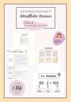 Vorschau - Arbeitsblätter - Schriftliche Division | Üben | zweistelliger Teiler - Deckblatt