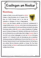 Vorschau - Unterrichtsreihen - Esslingen am Neckar Lückentext mit Wortspeicher Hörverstehen und Suchsel - Seite 2