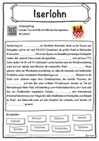 Vorschau - Unterrichtsreihen - Iserlohn Lückentext mit Wortspeicher Hörverstehen und Suchsel - Seite 1