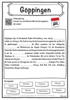 Vorschau - Unterrichtsreihen - Göppingen Lückentext mit Wortspeicher Hörverstehen und Suchsel - Seite 1