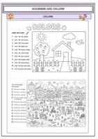 Vorschau - Arbeitsblätter - Colors & numbers (Wortschatz) - Seite 2