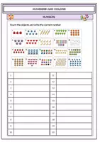 Vorschau - Arbeitsblätter - Colors & numbers (Wortschatz) - Seite 3