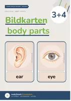 Vorschau - Fördermaterial/Inklusion - Bildkarten BODY PARTS | Englisch Grundschule | mit & ohne Brick Words - Seite 1