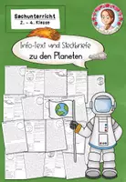 Vorschau - Arbeitsblätter - Planeten Steckbriefe | Sonnensystem Grundschule Klasse 2-4 - Deckblatt