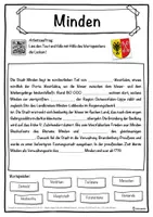 Vorschau - Unterrichtsreihen - Minden Lückentext mit Wortspeicher Hörverstehen und Suchsel - Seite 1