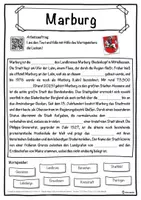 Vorschau - Unterrichtsreihen - Marburg Lückentext mit Wortspeicher Hörverstehen und Suchsel - Seite 1
