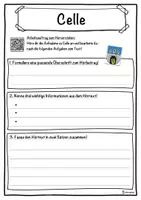 Vorschau - Unterrichtsreihen - Celle Lückentext mit Wortspeicher Hörverstehen und Suchsel - Seite 3