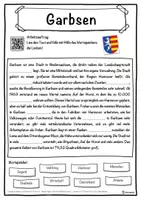 Vorschau - Unterrichtsreihen - Garbsen Lückentext mit Wortspeicher Hörverstehen und Suchsel - Seite 1