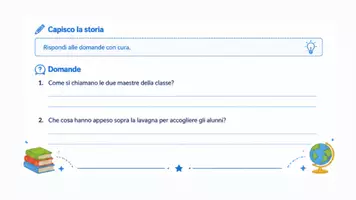 anteprima - Esercizi - IL PRIMO GIORNO DI SCUOLA: ACCOGLIENZA CLASSE SECONDA - Pagina 2