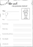 Vorschau - Arbeitsblätter - Steckbriefe | neues Schuljahr | Kennenlernen | 5. Klasse - Seite 1