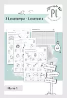 Vorschau - Test - 3 Lesetempo-Lesetests für Klasse 1 (A- und B- Variante mit Lösungen) - Deckblatt