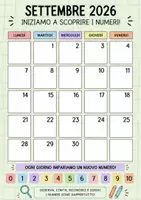 anteprima - Materiale interattivo - Calendario Matematico 2026/2027 – Classe Prima - Pagina 3